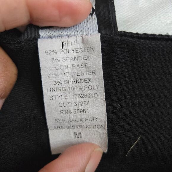 Taboo Vintage 90s Y2K Whimsigoth Babydoll Bow Dark Romantic Bubble Hem Dress M - Picture 8 of 12